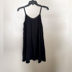 Black dress. Crape. Mossimo size small